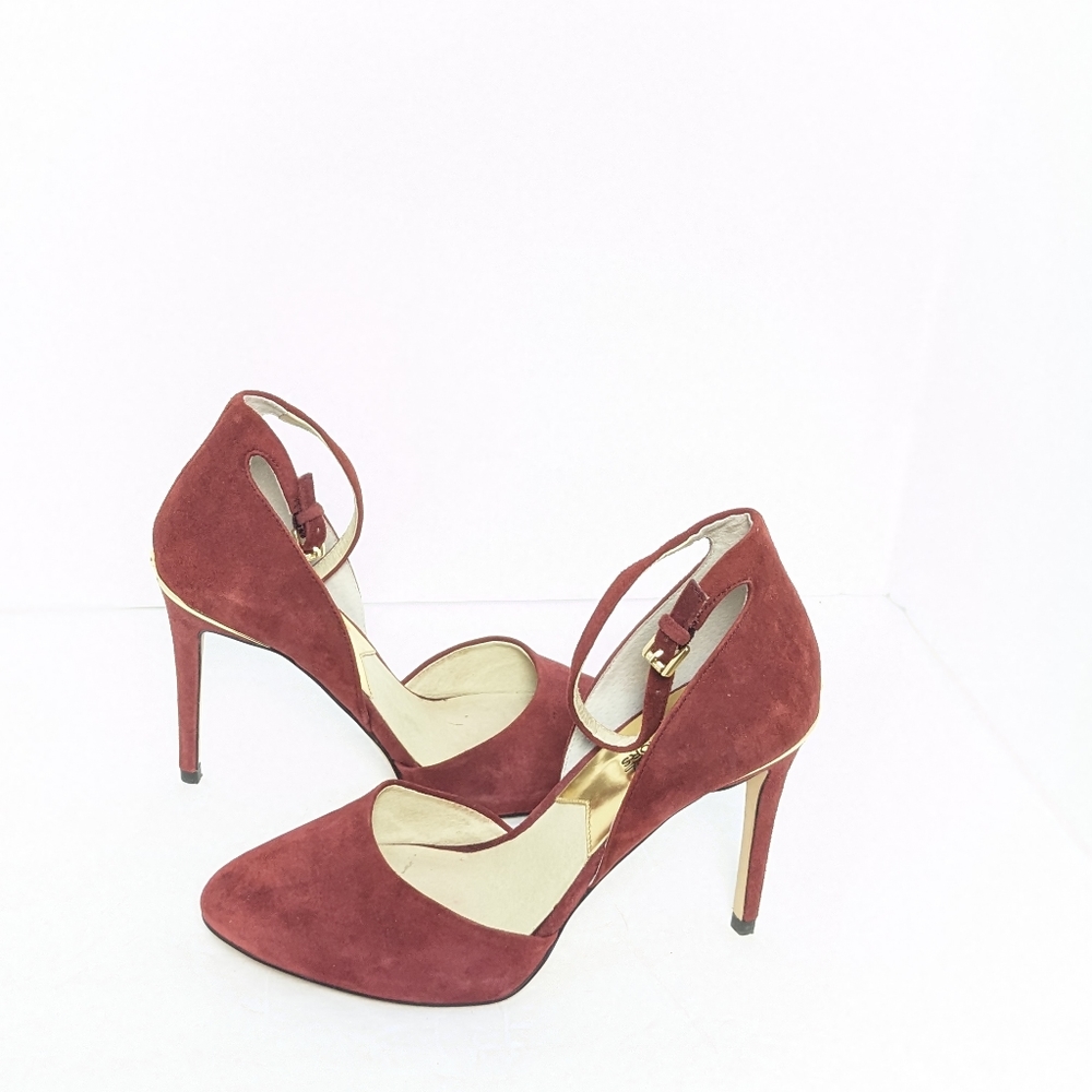 Michael kors suede heels